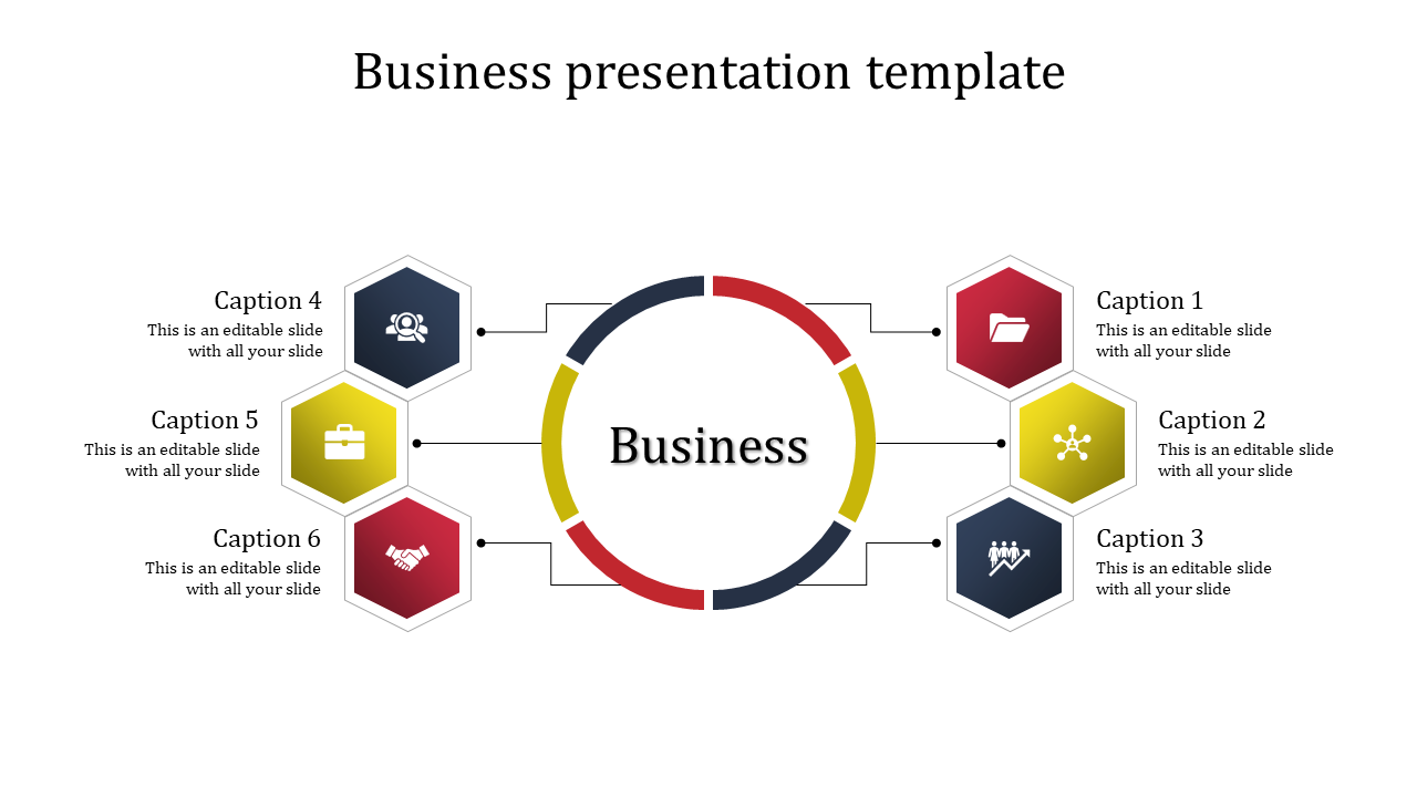 Stunning Business Presentation Slides Template Designs